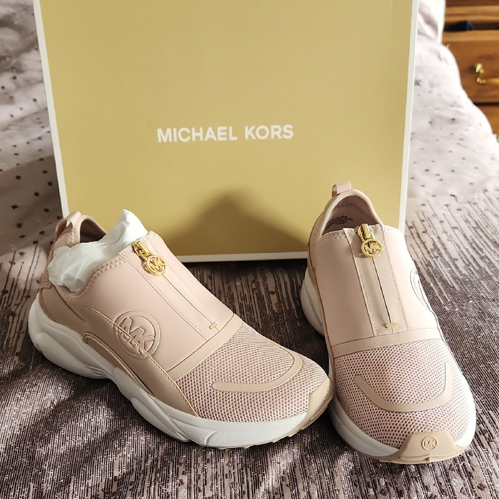 Michael Kors Sami Powder Pink Slip-On Sneakers